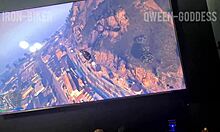 Stepsister loses bet and gets fucked missionary style