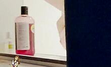 you watch your british neighbour flashing big tits in the shower