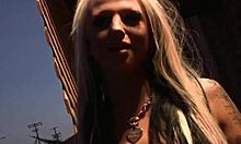 Slim amateur receives a facial in her debut sex video