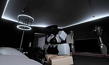 Fucking with my busty goth friend in roblox