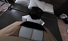 Fucking with my busty goth friend in roblox