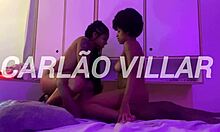 This young brunette amateur deepthroats big black cock in sex 😍