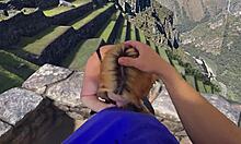 She gets her dick sucked atop Machu Picchu in VR