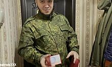 when the soldier visits his army mate's wife for intense close-up action