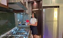 I fuck my stepsister while she's dressed in her sexy student uniform