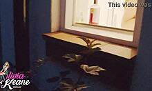 you watch your british neighbour flashing big tits in the shower