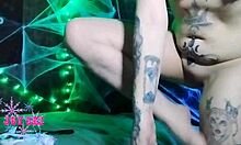 I Went To Set Up The Halloween Scene I Was Very Horny Asking For Milk