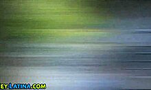 Real latina teen sucks cock in heels