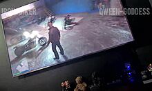 Stepsister loses bet and gets fucked missionary style