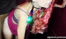 Hey, the cuckold licked my wet pussy all creampied and left it clean! 😏