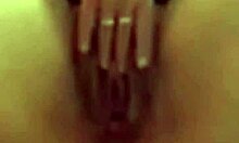 the milf had a LOUD SOLO ORGASM while fingering her wet pussy