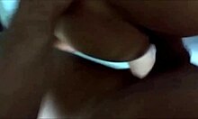 Tanned beauty screams during huge anal creampie