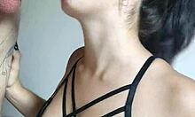 Hot Girlfriend Passionately Sucks Wellington Prado's Monster Cock, Cumming on Her Big Tits