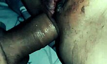 the mature wife's holes get opened hard and large in pov assfucking