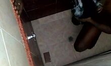 bold lesbian fucking in shower bathroom spied on intensely