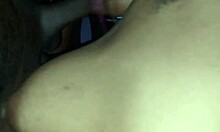 My nigerian girlfriend passionately rides in cowgirl