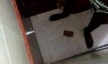 bold lesbian fucking in shower bathroom spied on intensely