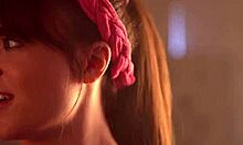 Petite redhead stepsis and bestie dared to fuck stepbro