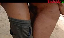 African Landlord Daughter Bathes with Ebony Chubby Friend