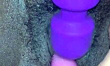 Creamy Ebony Orgasm With Toys and Intense Pleasure