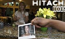 Nonnude Bts From Rina Arems Ill Just Masturbate While I Wait Masturbates With Hitachi Magic Wand In The Car