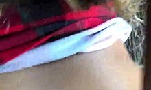 Horny teen wants to sneak into the field and fuck in the woods! 😏