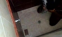 bold lesbian fucking in shower bathroom spied on intensely