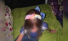 Innocent Stepsister In Bed With Cute Blonde Roleplay