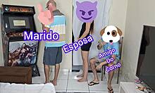 Wife Turns Husband into Cuckold with Friend Behind His Back