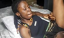 Enjoying a morning breakfast with my beautiful black partner