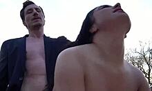 German Curvy Girl Maria Tricked To Outdoor Fuck By Big Dick Guy!