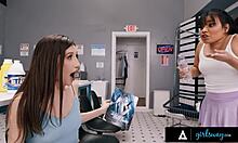 Girlsway - Bored Girlfriends Maya Woulfe & Summer Col Fuck At Laundromat