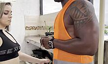 I love how my stepmom with huge tits fucks the construction worker with her stepdaughter.