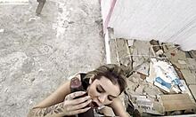 I love how my stepmom with huge tits fucks the construction worker with her stepdaughter.