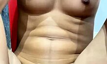 Young Latina shows off her body in solo video