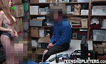 Gorgeous redhead Lauren Phillips in a thief foursome banging.