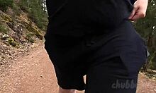 she asks, 'want to see chubbykaot flashing in the forest?'