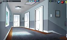 Stepsis Caught Masturbating With Huge Dildo In Summertime Saga