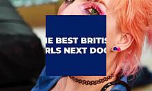 British College Student Edged & Teased By Her Teacher.