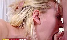 check out this blonde baddie taking hardcore anal in shorts