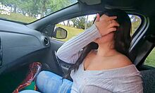 Couldn't Wait to Engage with Big Ass Stranger in Public Car