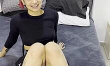 tiny emo goth teen 18+ interview before her creampie