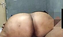 Ebony Big Booty Amateur Bouncing On Dick!