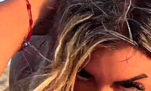 hot blonde moans while deepthroating huge fake tits cock compilation