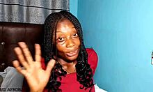 Watch this 9ja girl finger and masturbate herself so hard in casting!