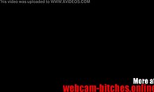 russian teen masturbates on webcam with orgasm