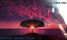 Plump ebony cosplays as spirit wife in roleplay