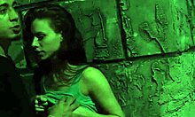 stranded teen picked up for rough public deepthroat and bondage