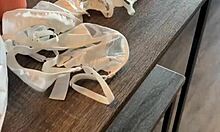 Evie christian tricks her friend's stepdad into fucking her tight college pussy.