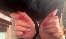 my husband's friend in bed, i suck him hard!